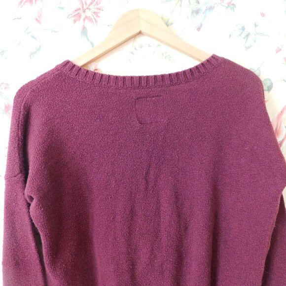🌳🍃  *Price firm* 🦌  Abercrombie & Fitch Vintage Letter A Varsity Sweater - Picture 10 of 13